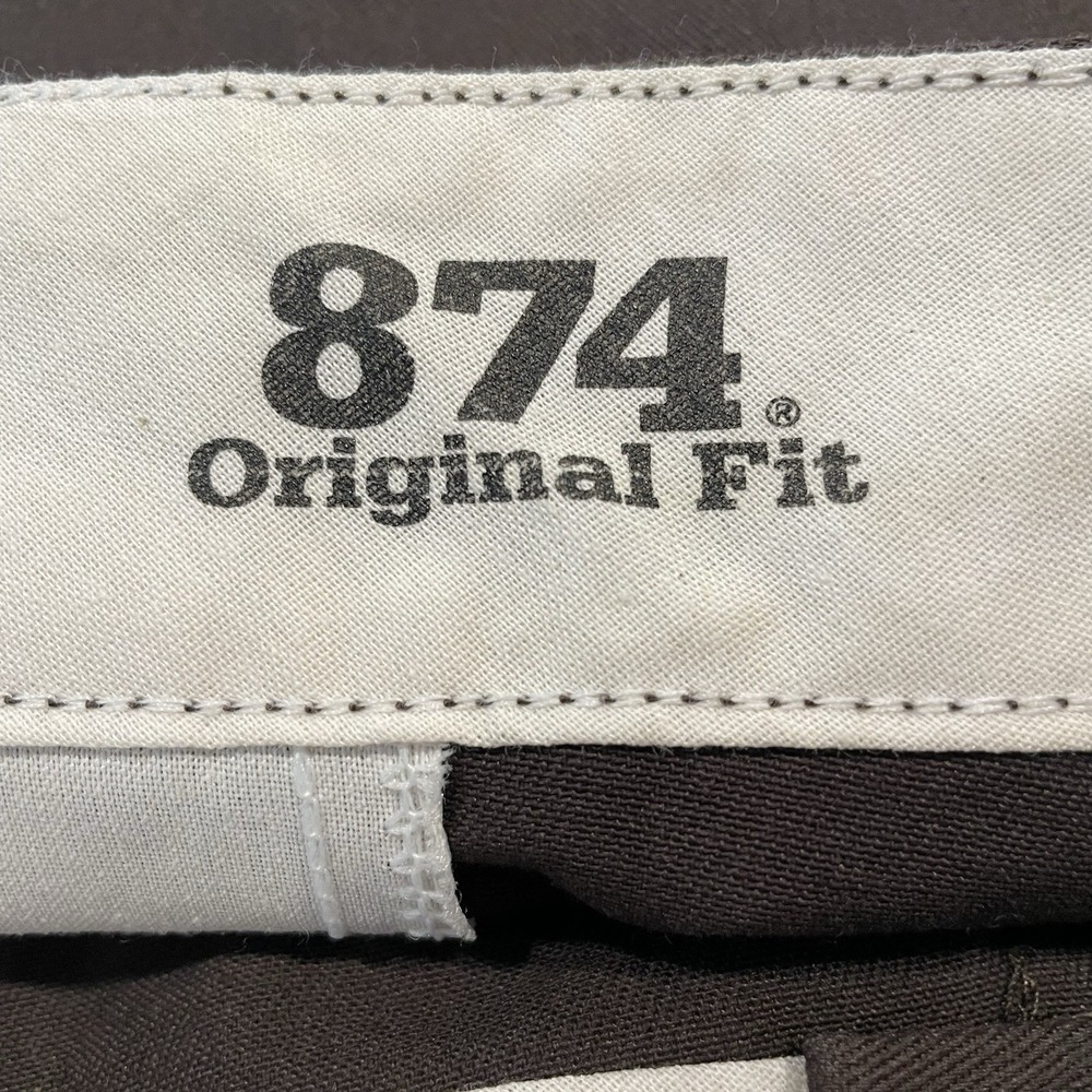 Dickies 874 Trousers Pants Original Fit Worker Straight Skate Skater 38 x 36 - Picture 3 of 13